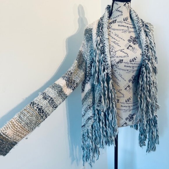 Bethany Mota Bohemian Fringe Cardigan - Size Small - Picture 5 of 13